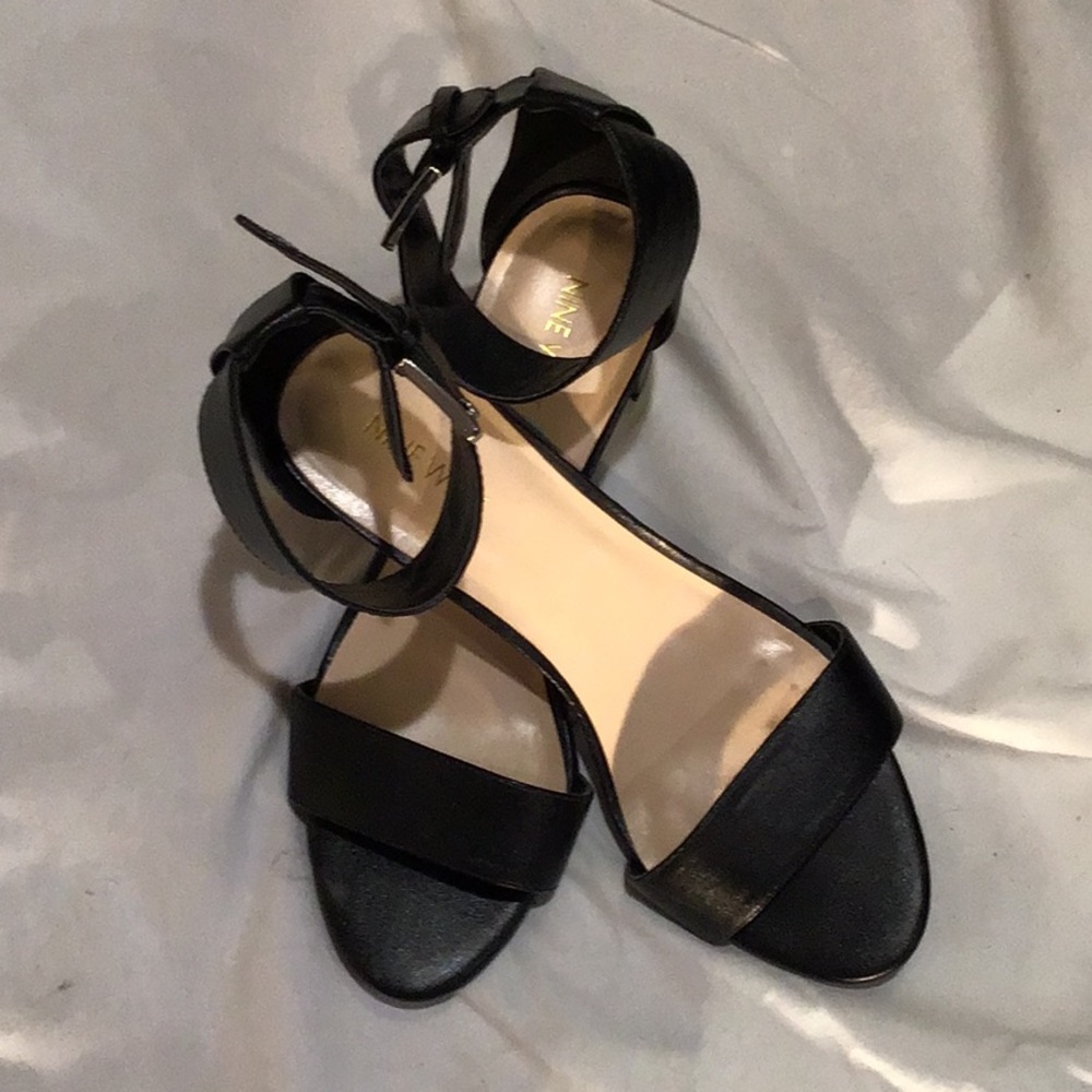 Black Nine West Sandals.